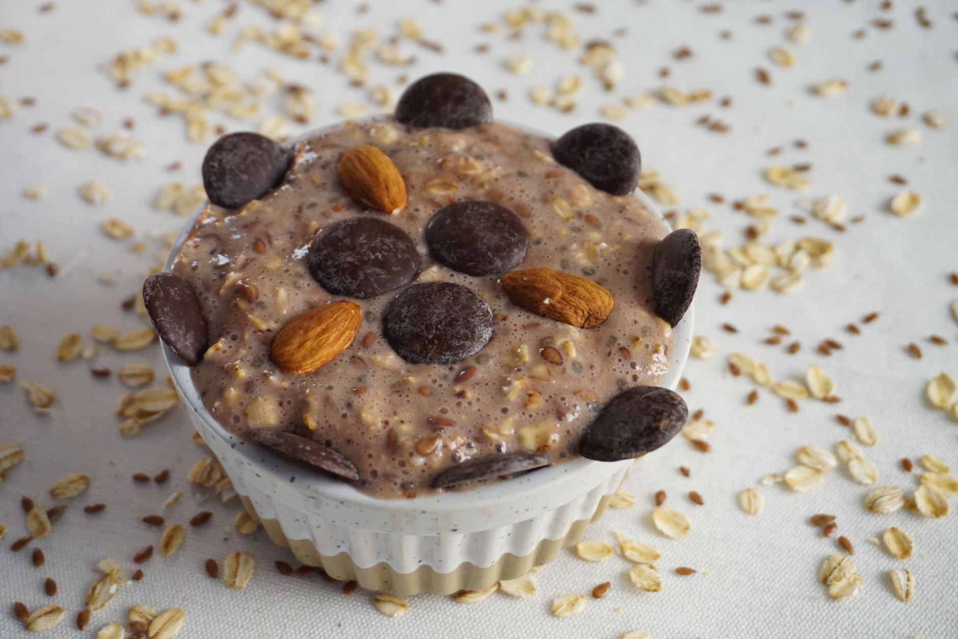 Cinnamon Roll Overnight Oats