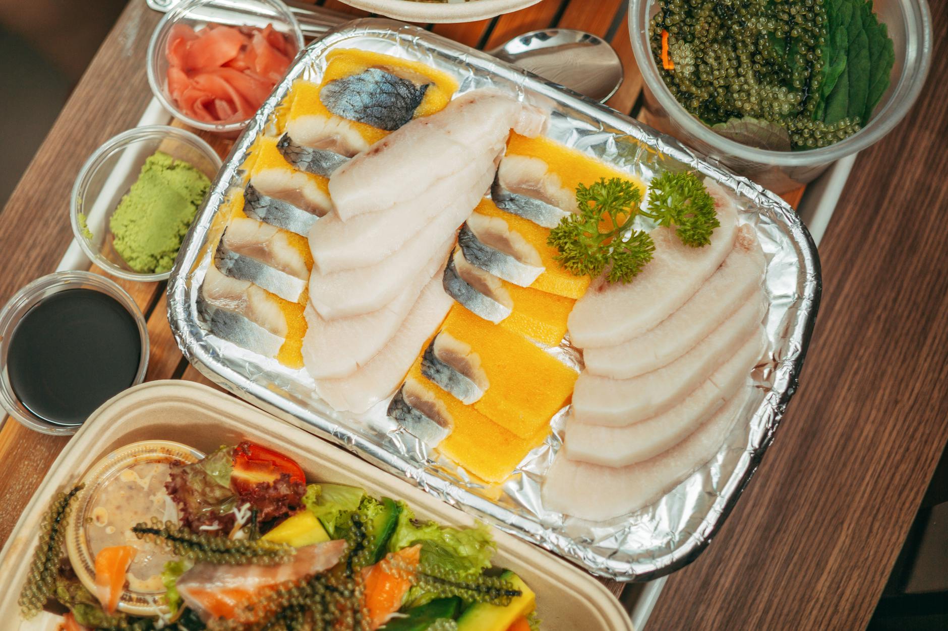 Fruit Salad with Fish Sauce, Peaches, and Serrano