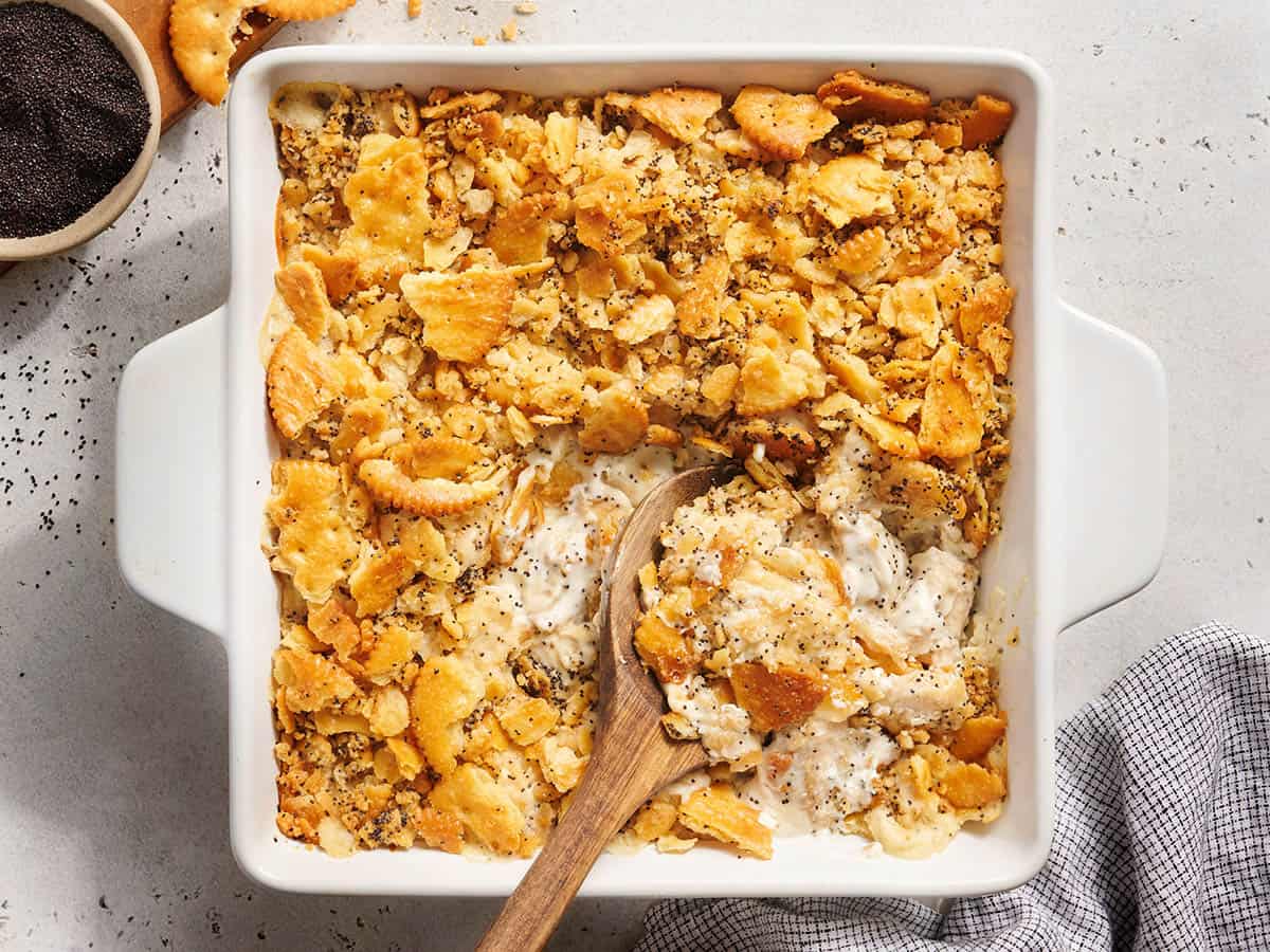 Poppy Seed Chicken Casserole, Made from Scratch